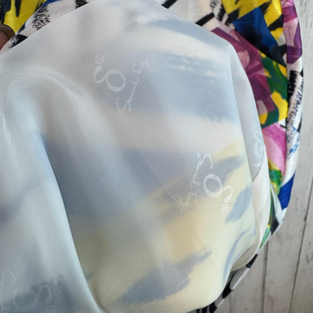 Samuel Dong Multicolor Funky Abstract Print Fitte… - image 6